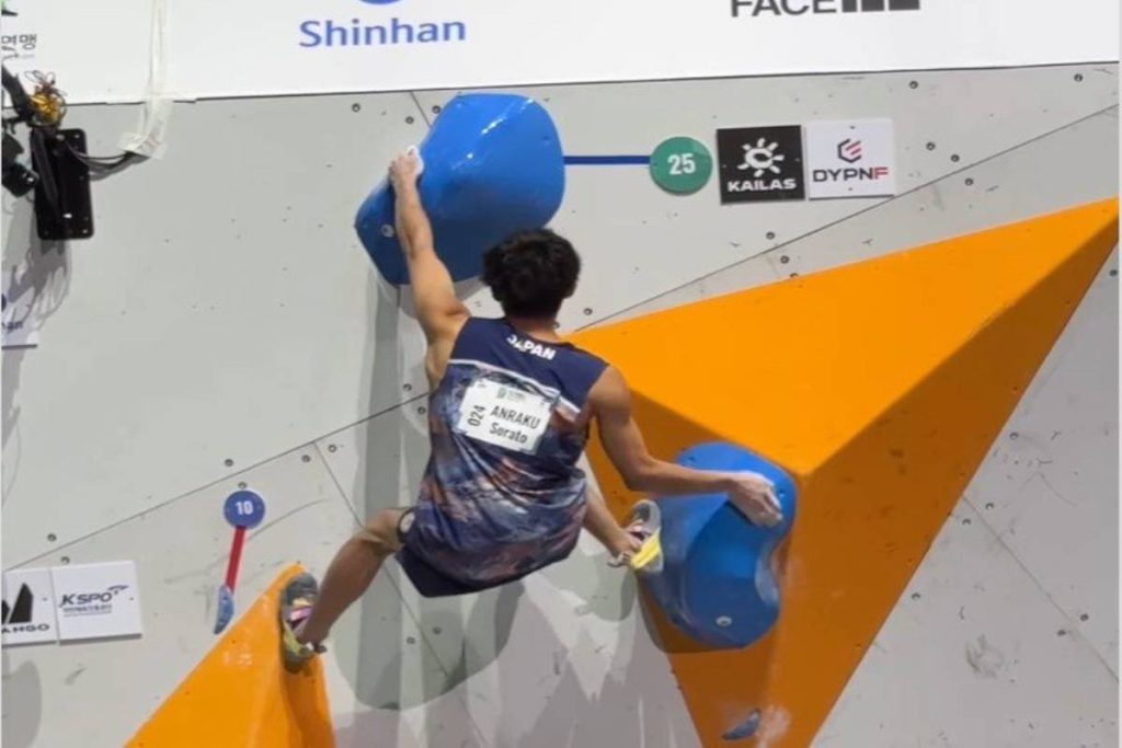 Sorato Anraku Clinches Gold at 2025 Boulder World Championships